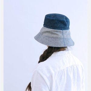 Lola Hats denim Cuffed Indigo